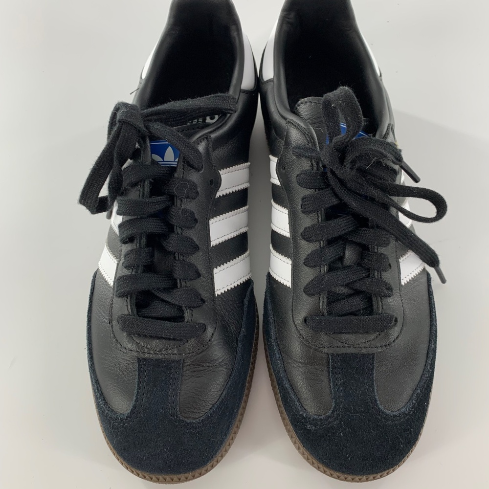 Mens Black and White Adidas Samba size 7.5 - Picture 5 of 5